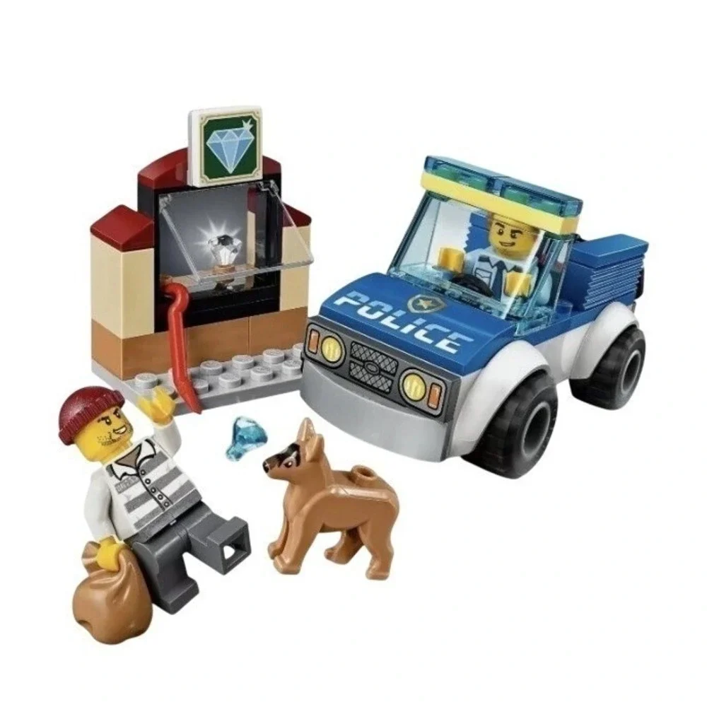 Lego‎ City 60241 Great Vehicles Police Dog Unit New Building Kit